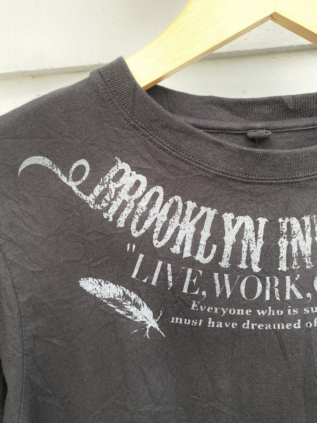 If Six Was Nine Brooklyn Industries Life Work Create Words Lognsleeve Size US XL / EU 56 / 4 - 5 Thumbnail