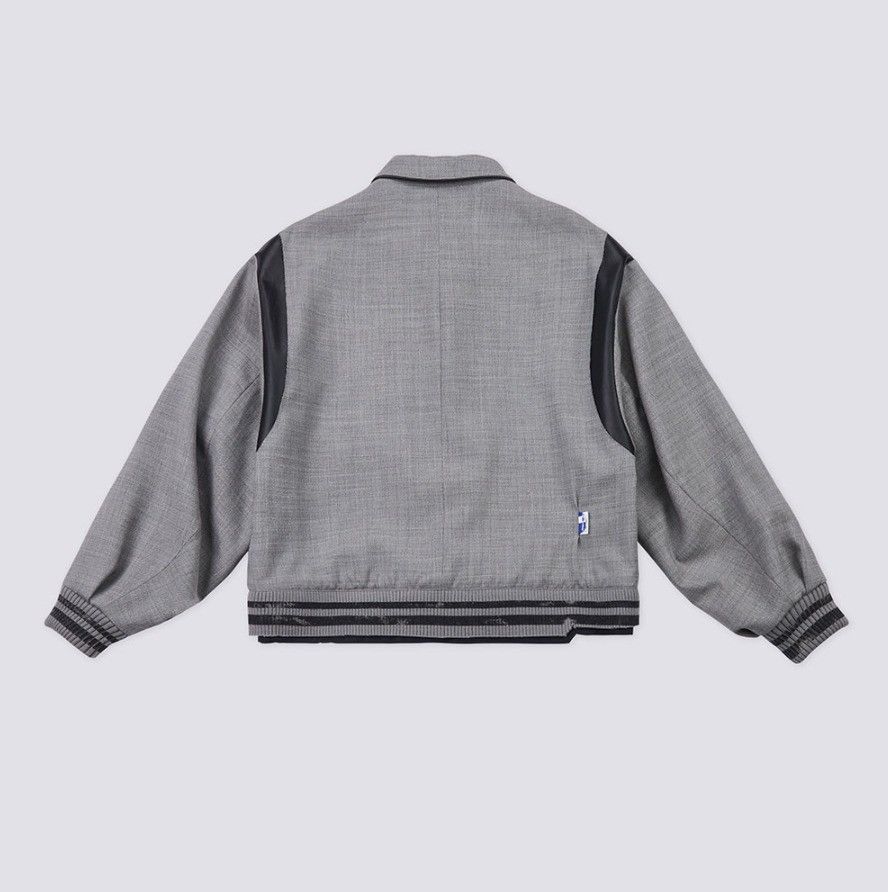Ader Error !DS! SS22 Ader Error 3 Grey Deconstructed Bomber Jacket Size US M / EU 48-50 / 2 - 3 Thumbnail