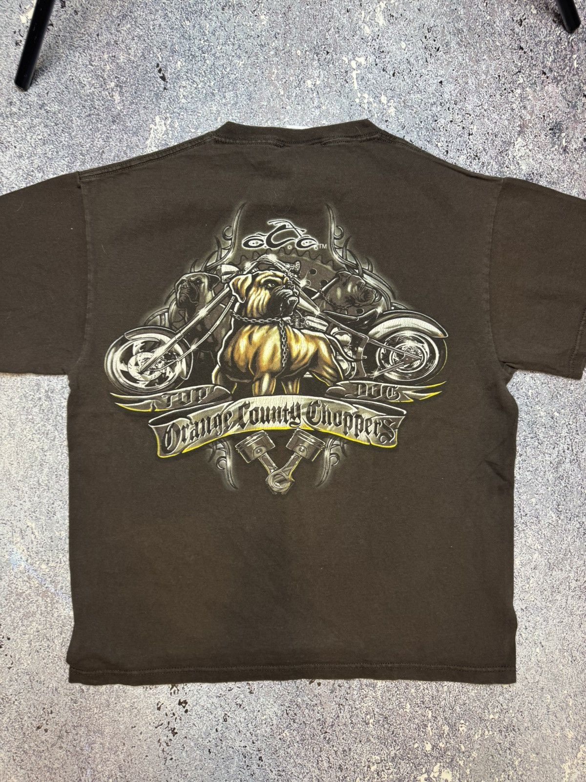 Vintage × West Coast Choppers 💥Y2K VINTAGE ORANGE COUNTY CHOPPERS TEE Size US M / EU 48-50 / 2 - 4 Thumbnail