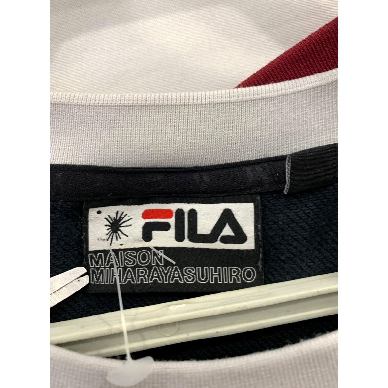 Fila Maison Mihara Yasuhiro x FILA Beyond Arcade Sweatshirt Navy White Red M Mens Pullover Multicolor Size US M / EU 48-50 / 2 - 4 Thumbnail