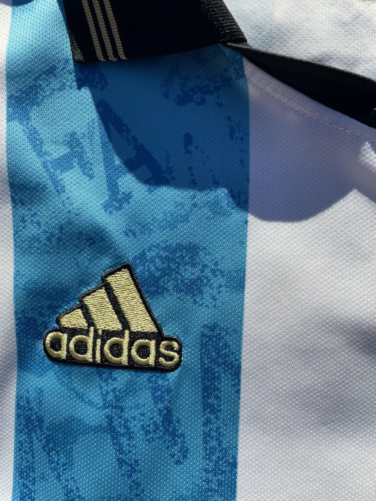 Adidas Adidas Argentina 2022 World Cup Authentic Home Jersey #7 Size US L / EU 52-54 / 3 - 6 Thumbnail