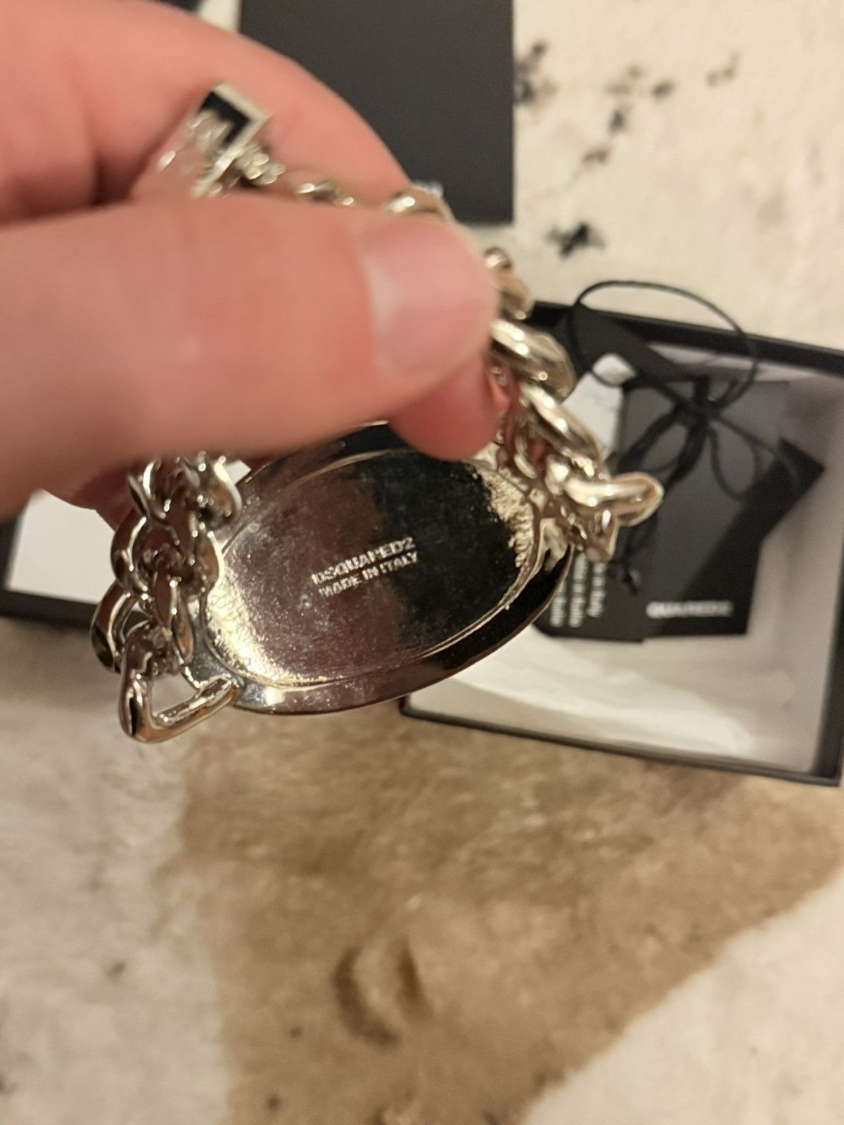 Dsquared2 DSQUARED2 LOGO PLAQUE BRACELET Size ONE SIZE - 3 Thumbnail