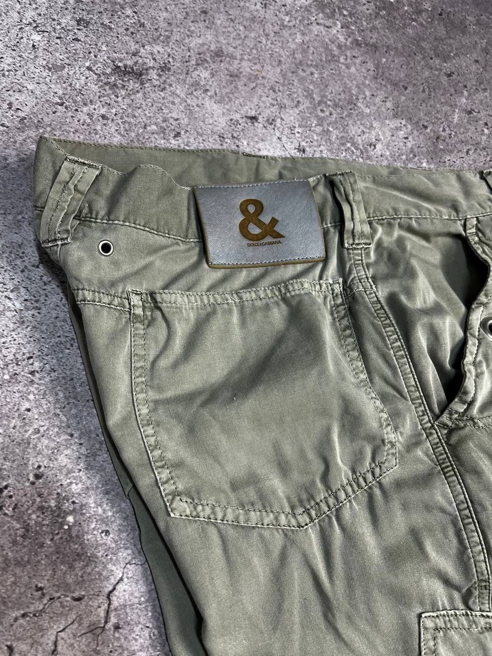 VINTAGE ARCHIVE PANTS 00's DOLCE GABBANA CARGO ZIP PAPACHUTE