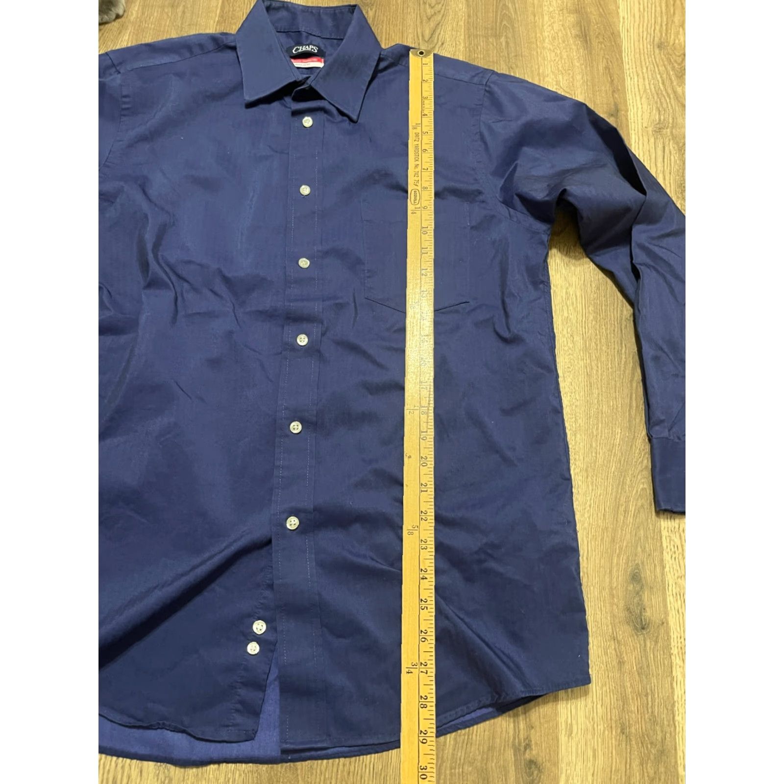 Chaps VINTAGE Chaps Shirt Men’s Size 15-15.5 32/33 Medium Blue Regular Fit Button Up Long Sleeve Collared Shirt Mens Regular Size US M / EU 48-50 / 2 - 7 Thumbnail