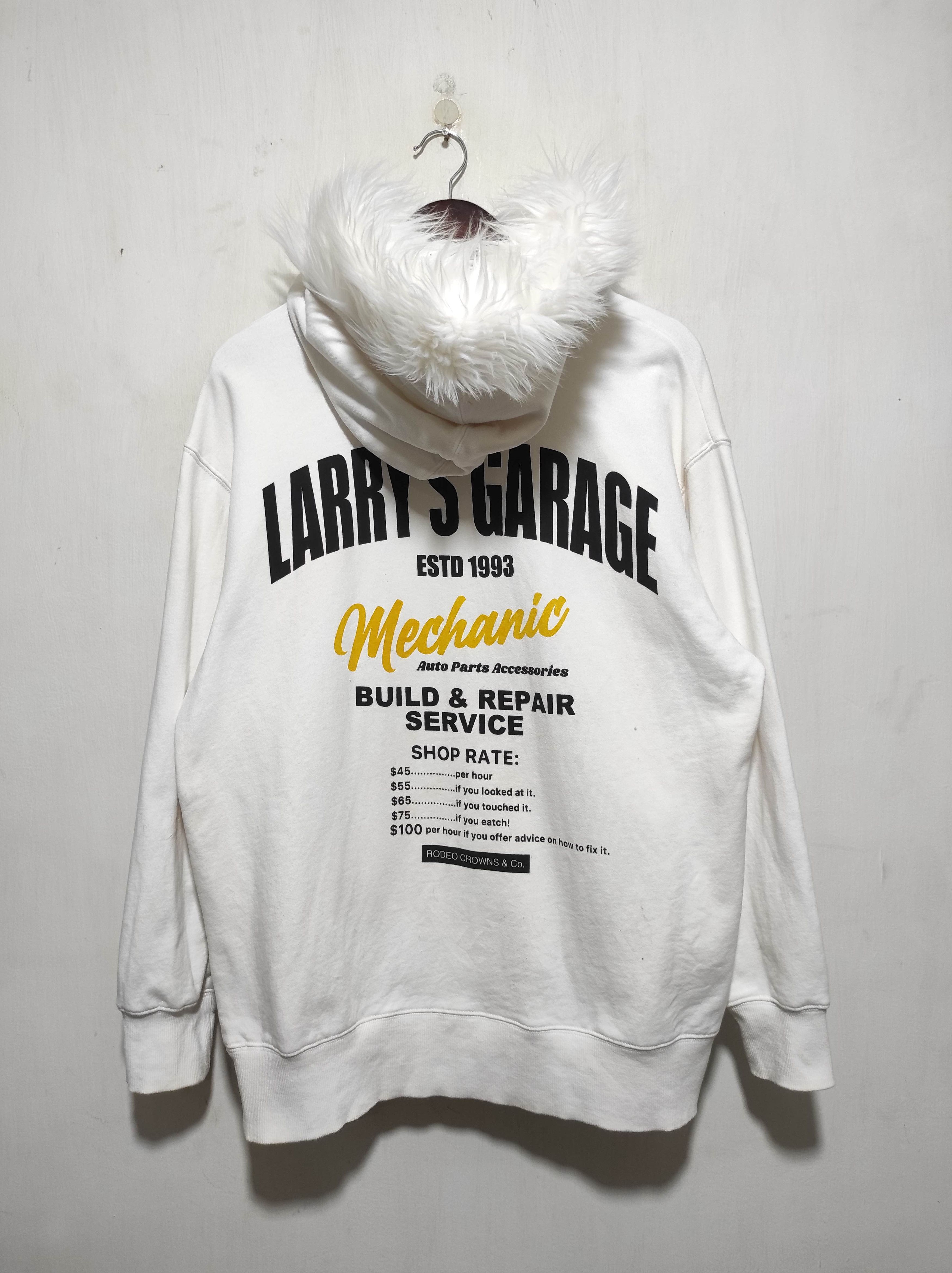 Hysteric Glamour Rodeo Crowns Larry's garage fur hoodie Size US L / EU 52-54 / 3 - 11 Thumbnail