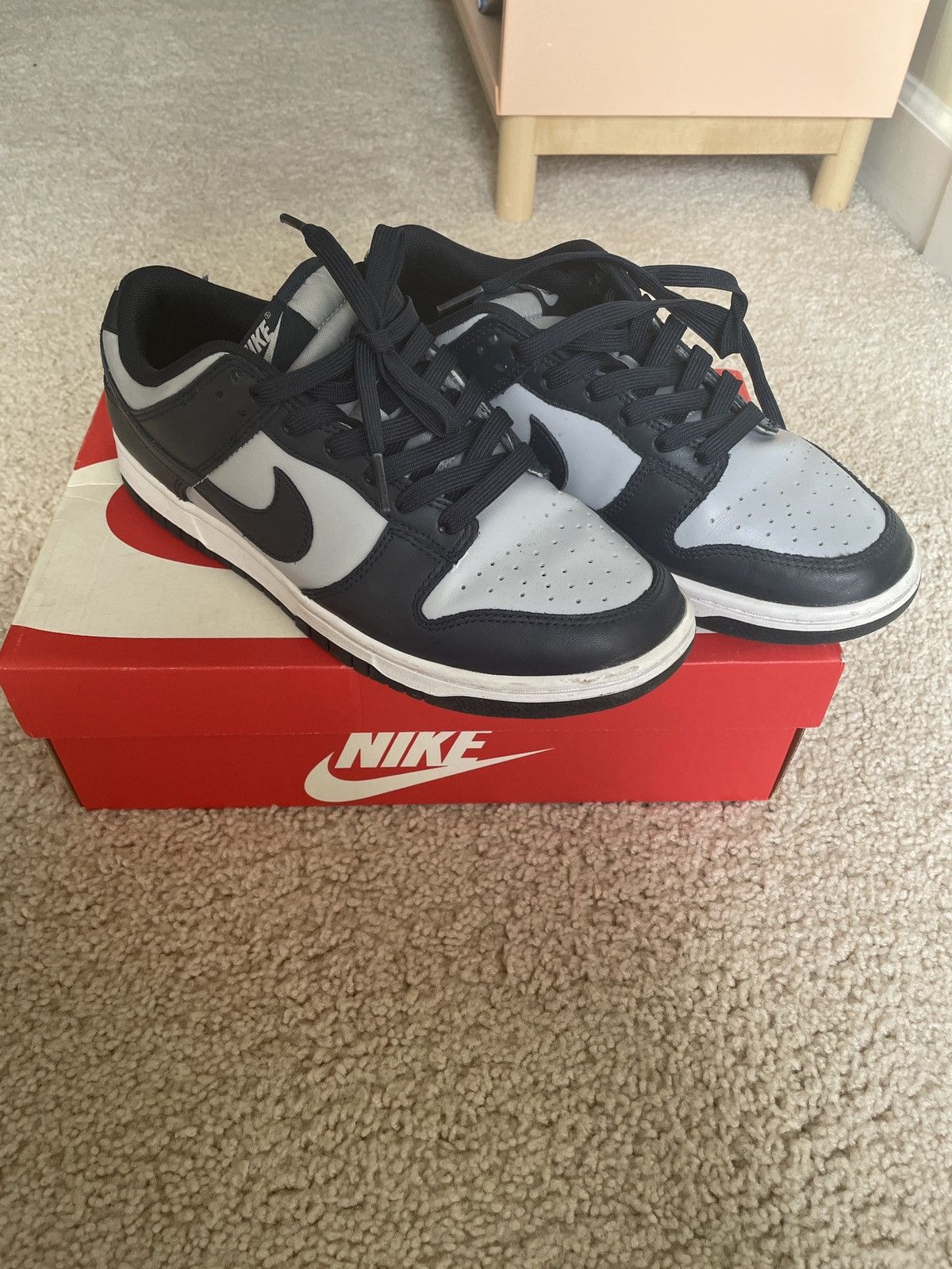 Nike Nike Dunk Low Georgetown Size US 8 / EU 41 - 1 Thumbnail