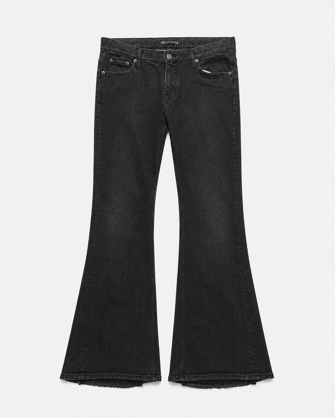 Japanese Brand Oririn lace up flare jeans Size US 29 - 1 Thumbnail