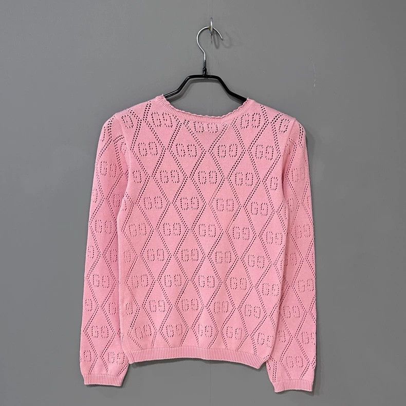 Gucci Gucci Size 12 Pink full-print knitwear Size US XS / EU 42 / 0 - 3 Thumbnail