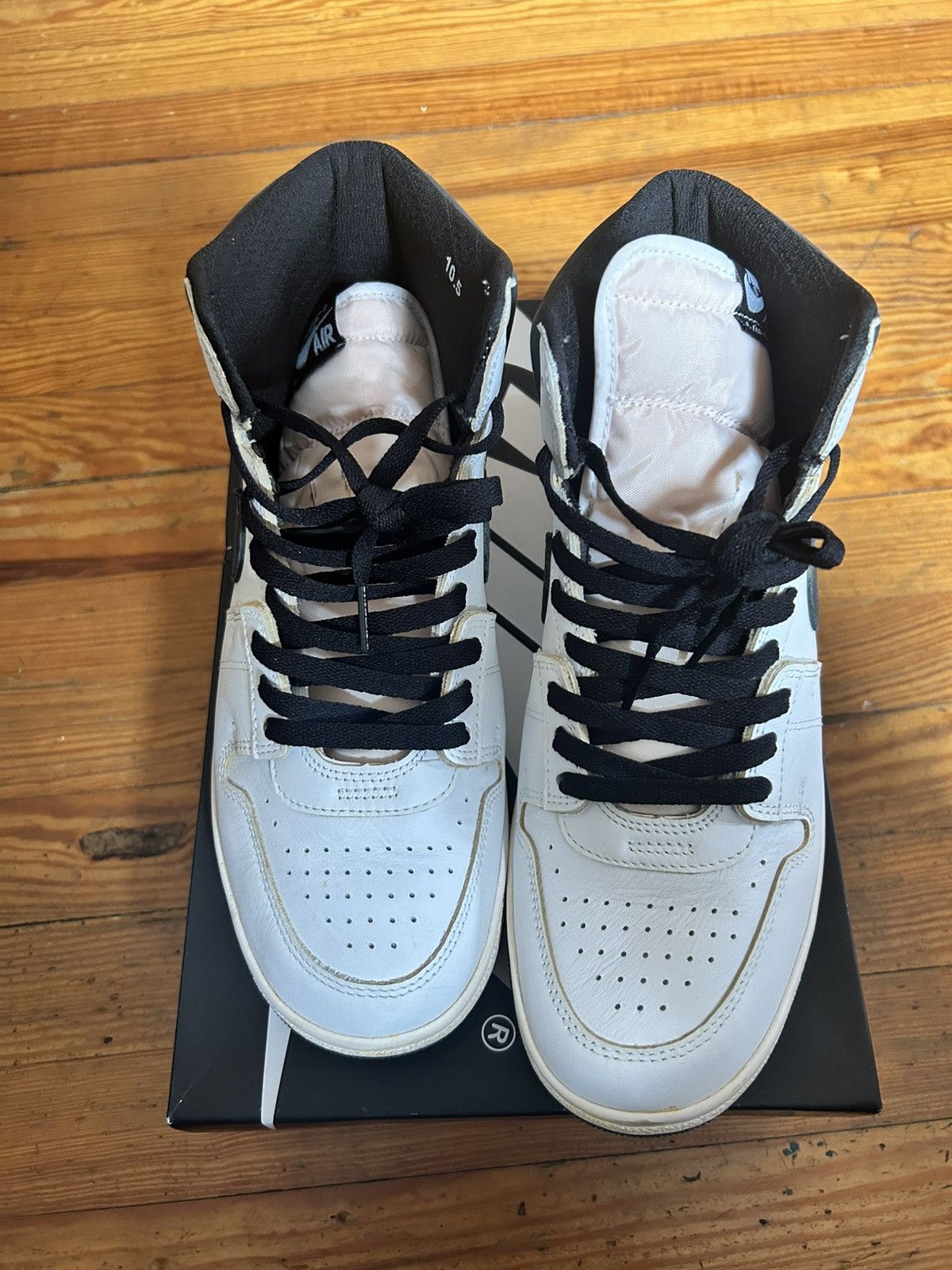 A Ma Maniere × Jordan Brand × Nike Nike Jordan A Ma Maniere Air Ship PE SP White/Black 10.5 Size US 10.5 / EU 43-44 - 5 Thumbnail