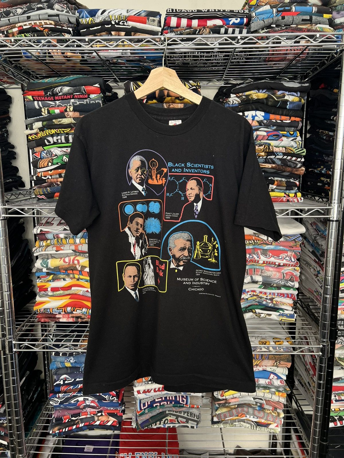 Arts & Science 1995 Black Scientists and Inventors Museum of Science Tee Size US L / EU 52-54 / 3 - 1 Thumbnail