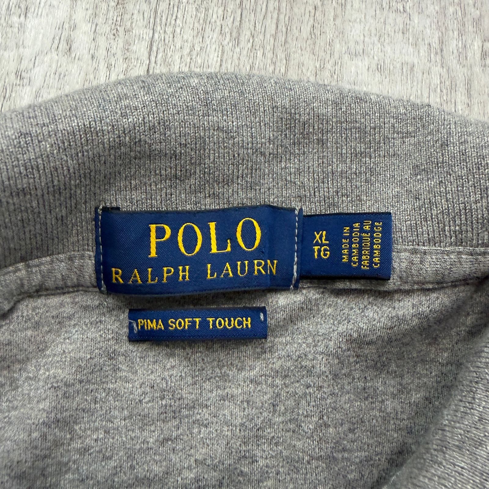 Polo Ralph Lauren Polo Ralph Lauren Pima Soft Touch Shirt Men's Extra Large Size US XL / EU 56 / 4 - 5 Thumbnail