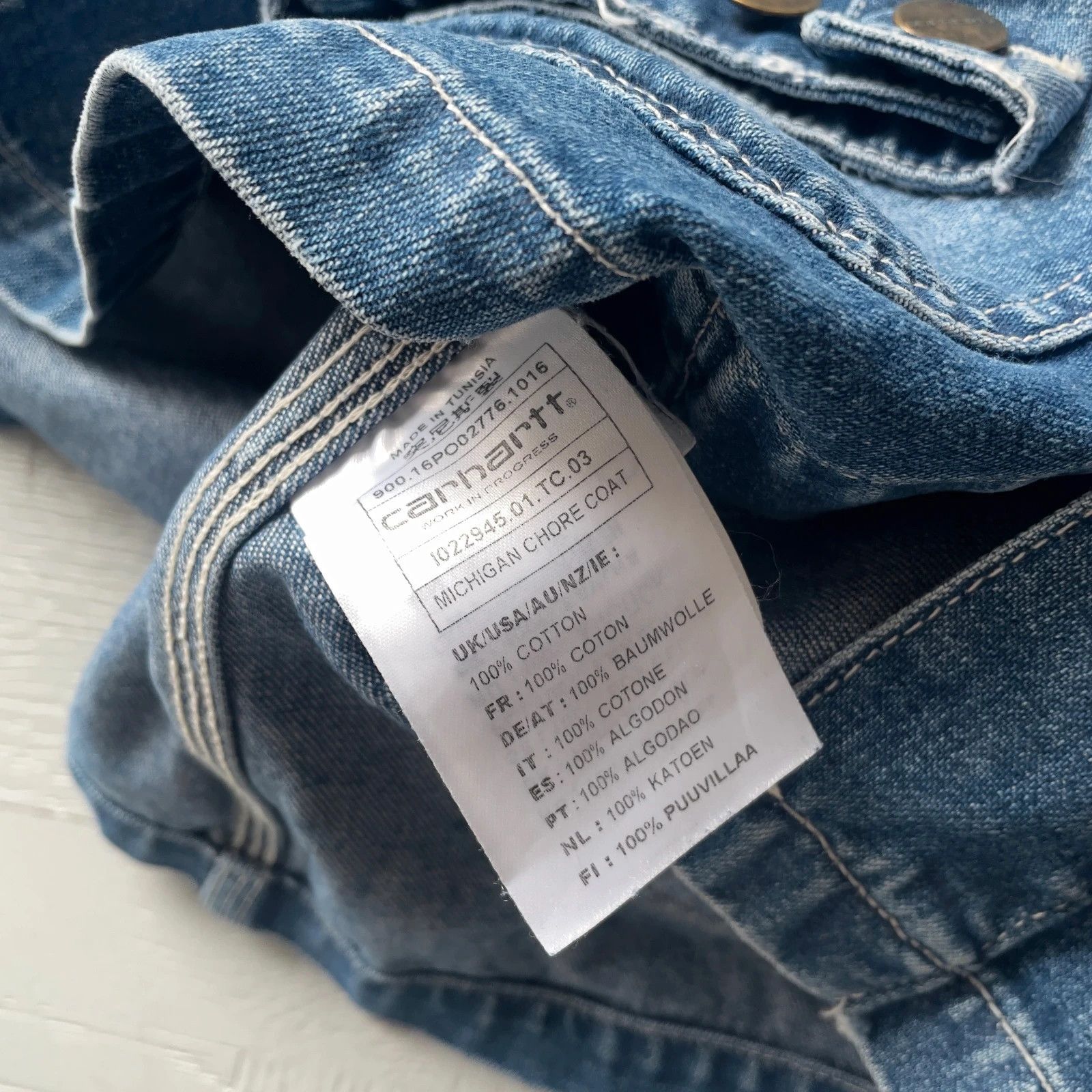 Carhartt Carhartt WIP Michigan Denim Jacket Chore Coat Size US M / EU 48-50 / 2 - 6 Thumbnail