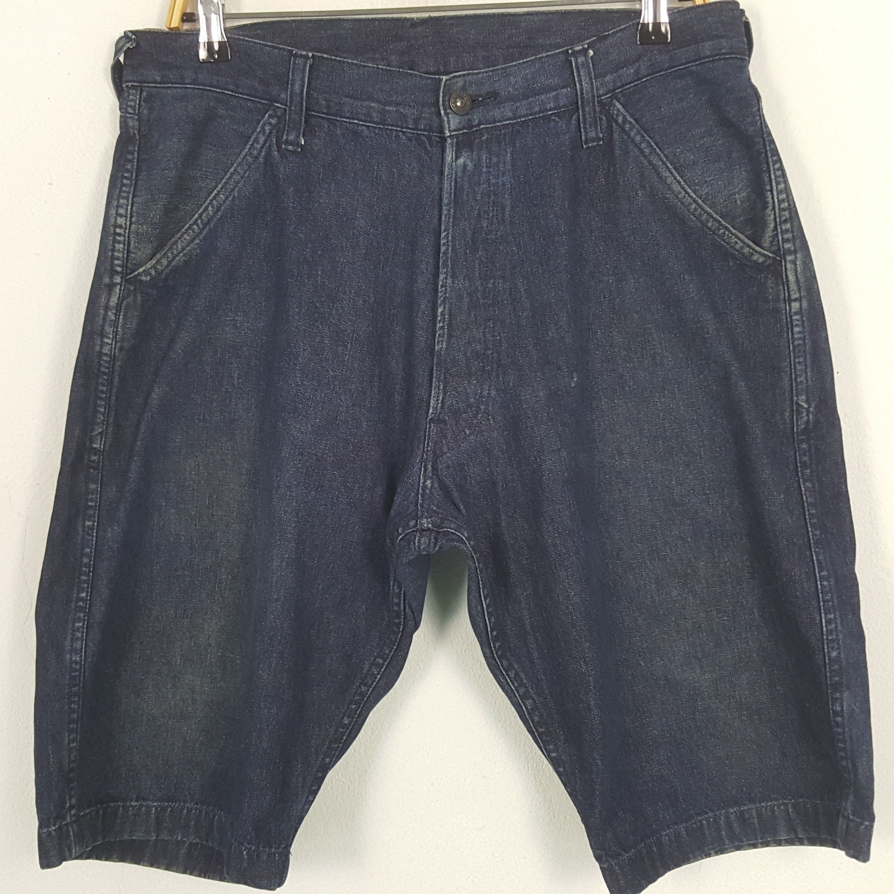 Evisu × Japanese Brand × Vintage Vintage Evisu Japanese Brand Daicock Custom Short Denim Jean Size US 32 / EU 48 - 4 Thumbnail