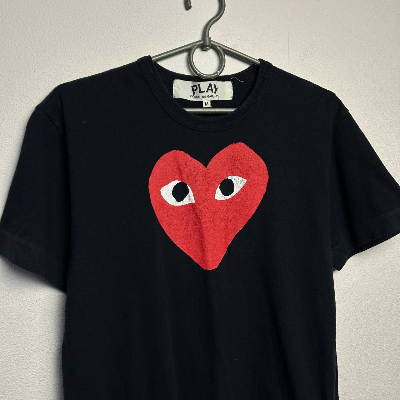 Comme des Garcons PLAY Luxury Play Comme Des Garcons Big logo designer rare tee Size US M / EU 48-50 / 2 - 2 Thumbnail