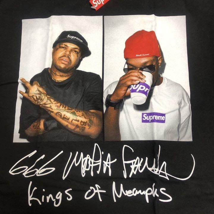 Supreme Extremely rare Supreme 12AW Three Six Mafia T-shirt Size US M / EU 48-50 / 2 - 3 Thumbnail