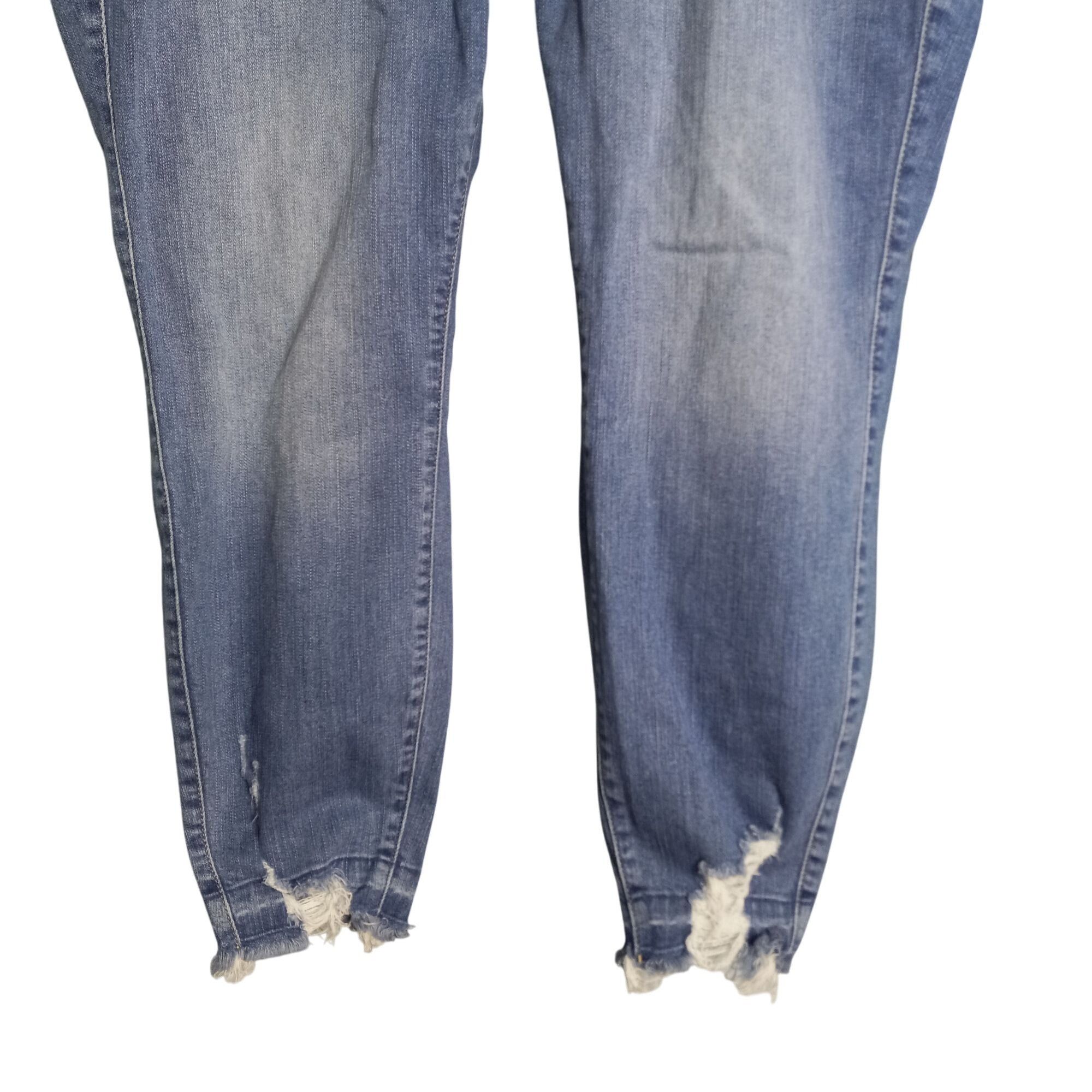 Torrid Torrid Size 20S Jeans Bombshell Skinny Distressed Hem Button Size 42" / US 20 - 5 Thumbnail