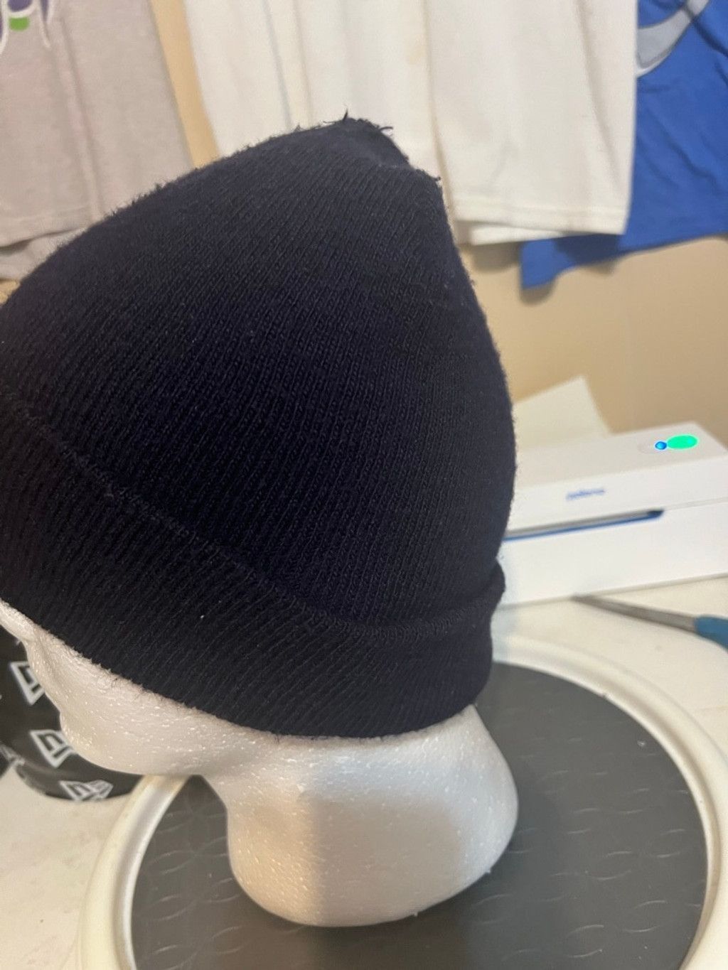 NFL Men's NFL Navy Orange Chicago Bears Beanie One Size Size ONE SIZE - 2 Thumbnail