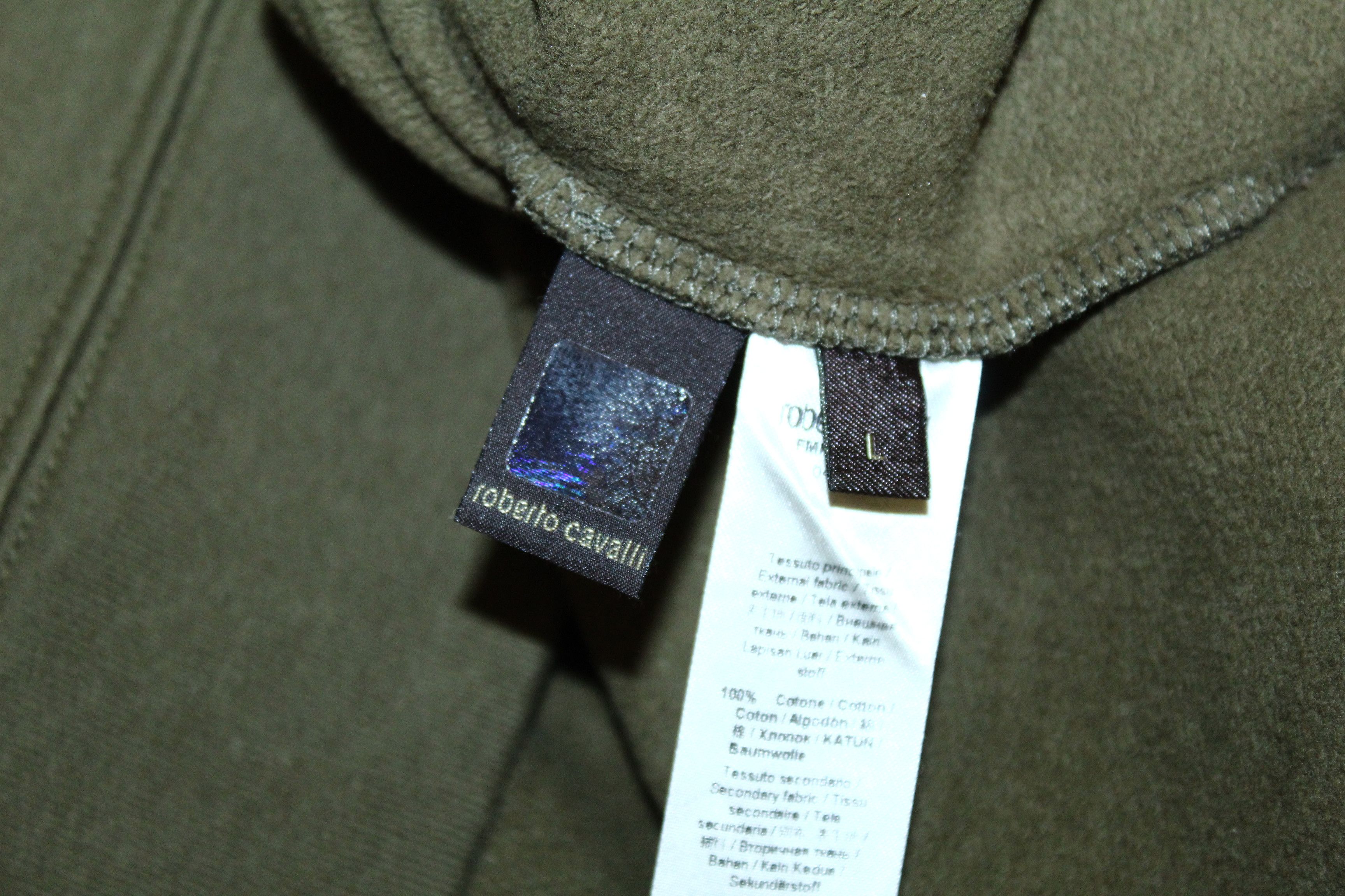 Roberto Cavalli Roberto Cavalli Big Logo Application Trim Sweatshirt Size US L / EU 52-54 / 3 - 10 Thumbnail