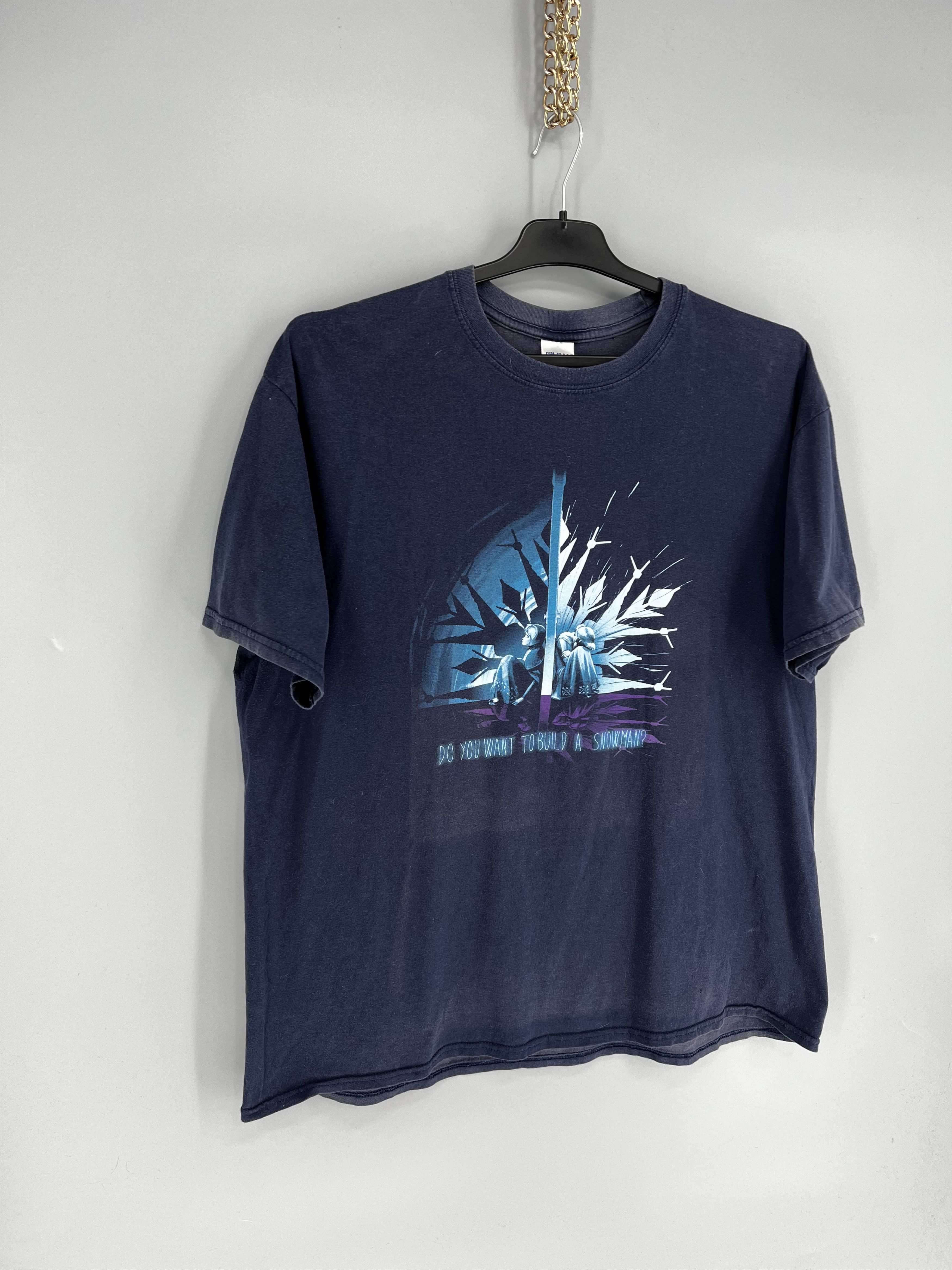 Band Tees Limited Edition Frozen Anna Elsa Snowman Faded T-Shirt XL Size US L / EU 52-54 / 3 - 2 Thumbnail