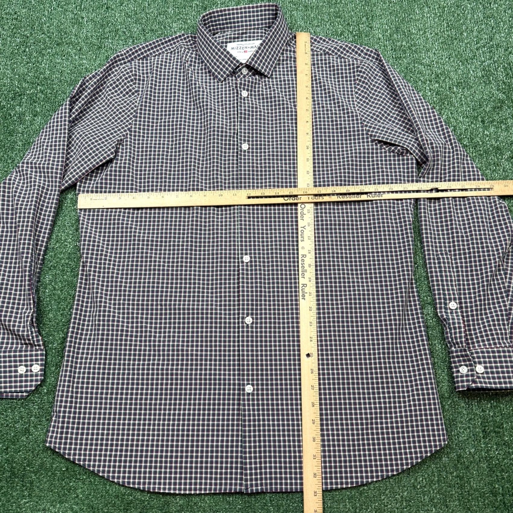 Mizzen+Main Mizzen+Main Leeward Button Up Shirt Men's 2XL Multicolor Plaid Preppy Size US XXL / EU 58 / 5 - 4 Thumbnail