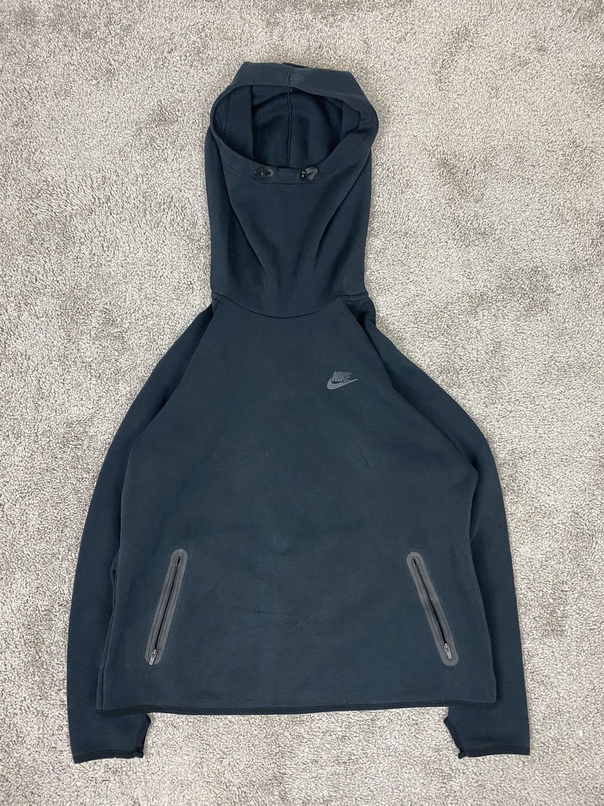 mens black nike tech fleece hoodie