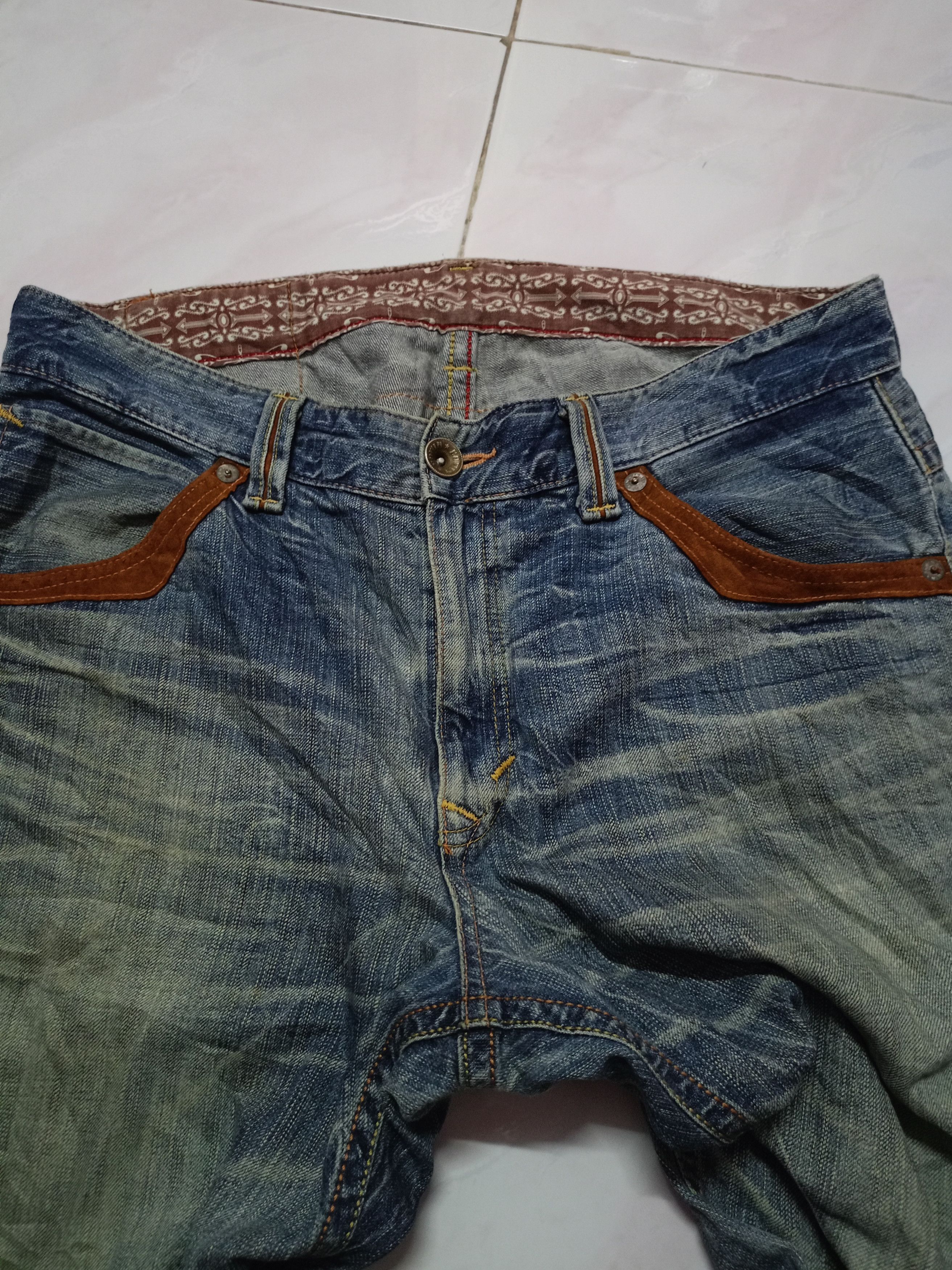 Beauty Beast × Edwin 🔥DISTRESSED X Edwin exclusive vintage🔥 Size US 38 / EU 54 - 4 Thumbnail