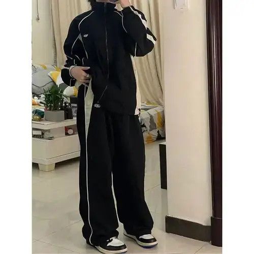 Japanese Brand × Vintage Retro Solid Loose Drawstring Trousers Size 28" / US 6 / IT 42 - 3 Thumbnail