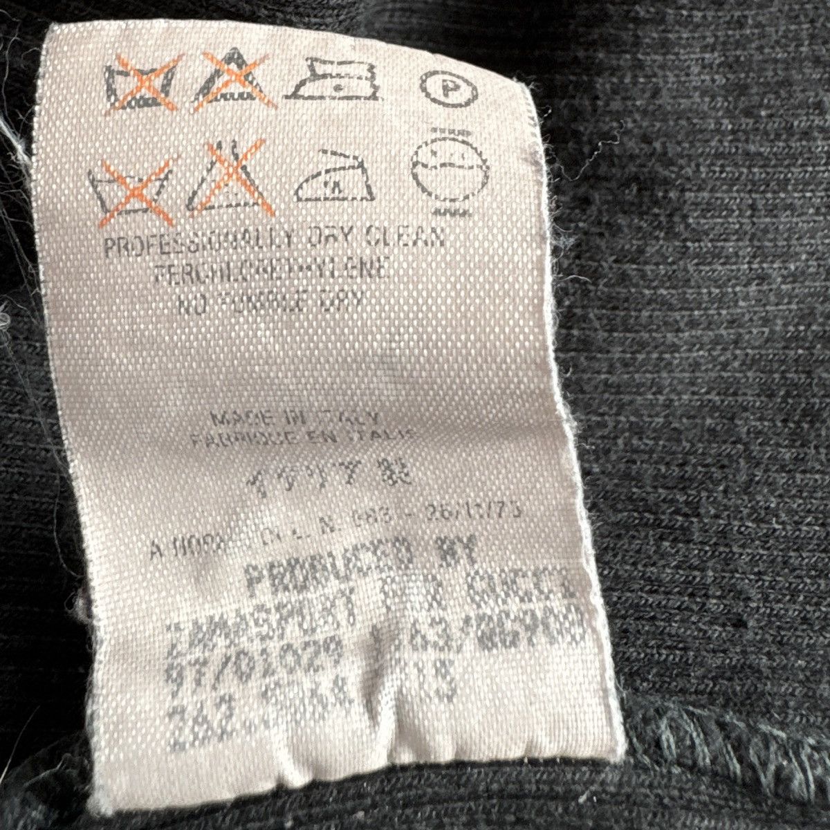 Gucci Tom Ford for Gucci FW1997 Runway Black Ribbed Top Size L / US 10 / IT 46 - 5 Thumbnail