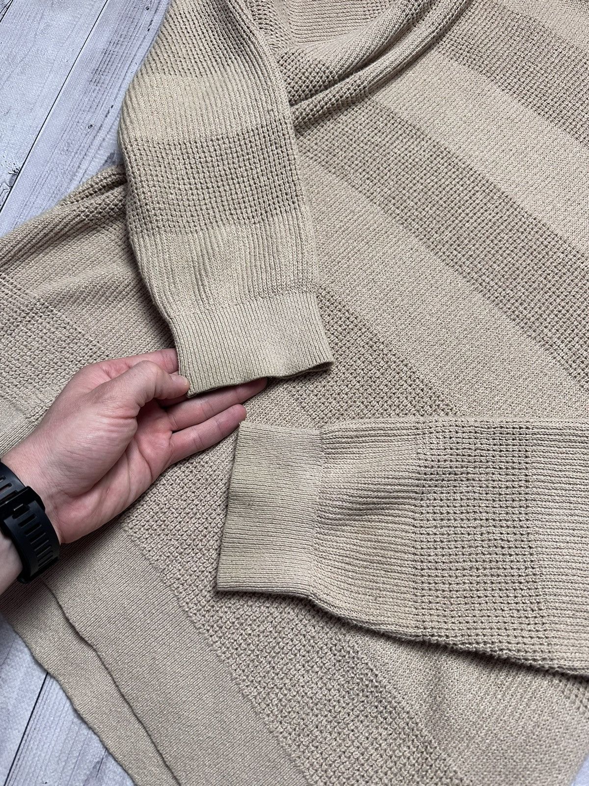 Samsoe Samsoe × Vintage Vintage Samoe & Samoe sweater size L beige striped Size US L / EU 52-54 / 3 - 5 Thumbnail