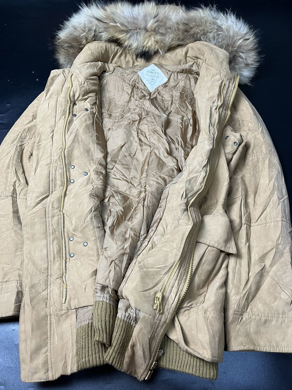 If Six Was Nine × Japanese Brand × Tornado Mart JAPANESE SLY FUR JACKET DOUBLE ZIPPER CRAZY FUR Size US M / EU 48-50 / 2 - 11 Thumbnail