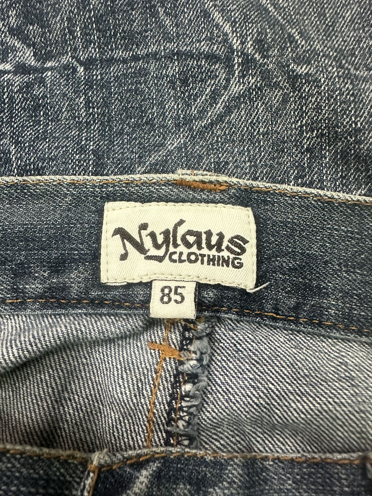 NYLAUS DOUBLE WAIST DENIM JEANS