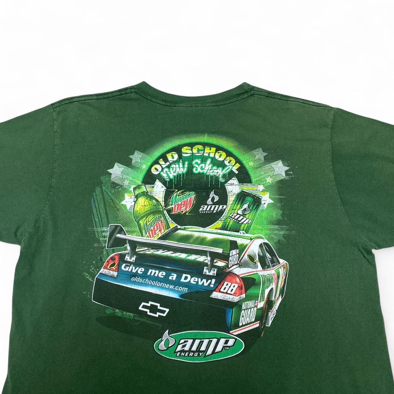 Other Vintage Dale Earnhardt Jr Mountain Dew amp energy green tee Size US L / EU 52-54 / 3 - 5 Thumbnail