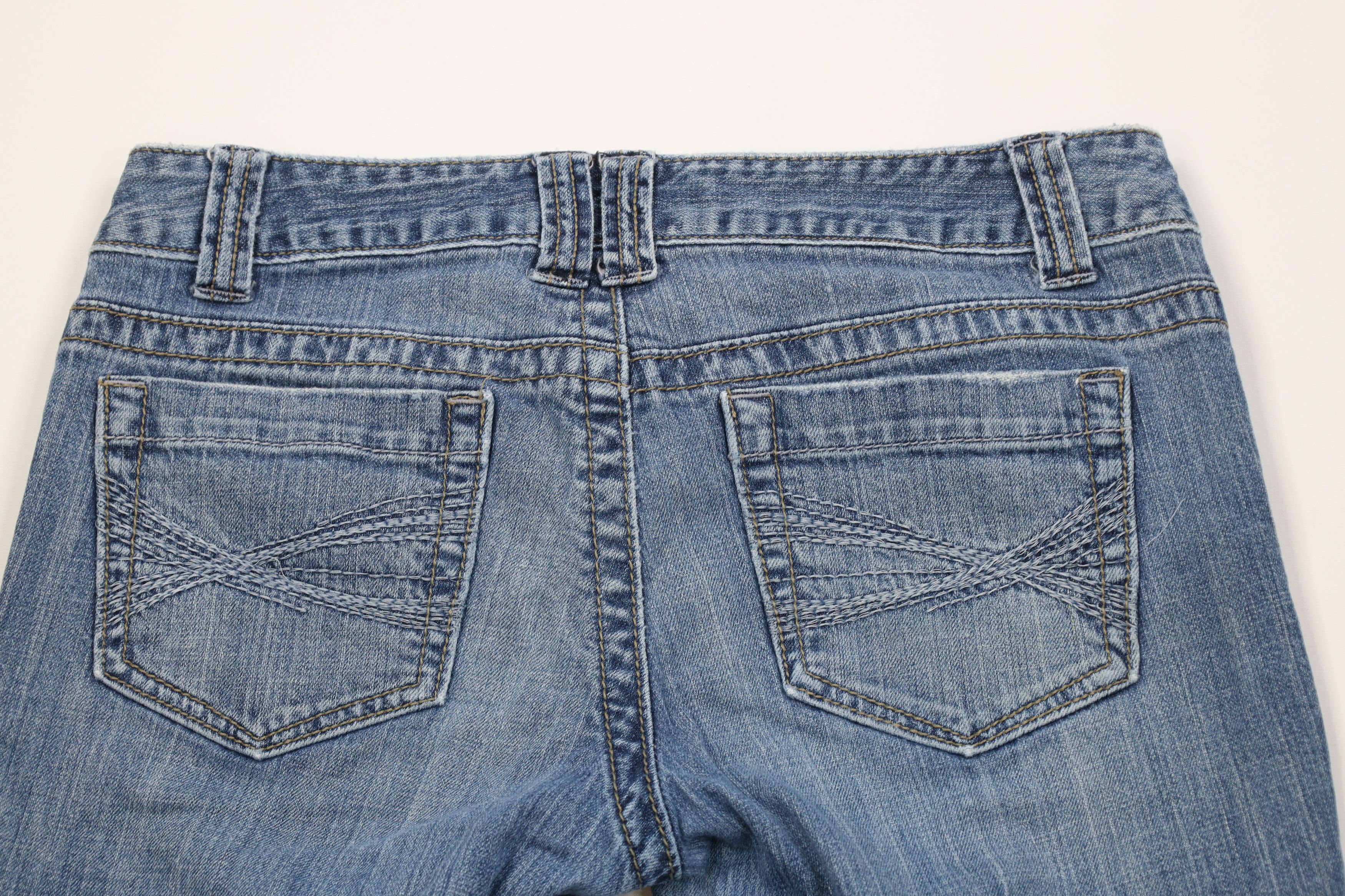 Aeropostale Vintage 90s Y2K Aeropostale Flared Bootcut Denim Jeans Size 32" / US 10 / IT 46 - 10 Thumbnail
