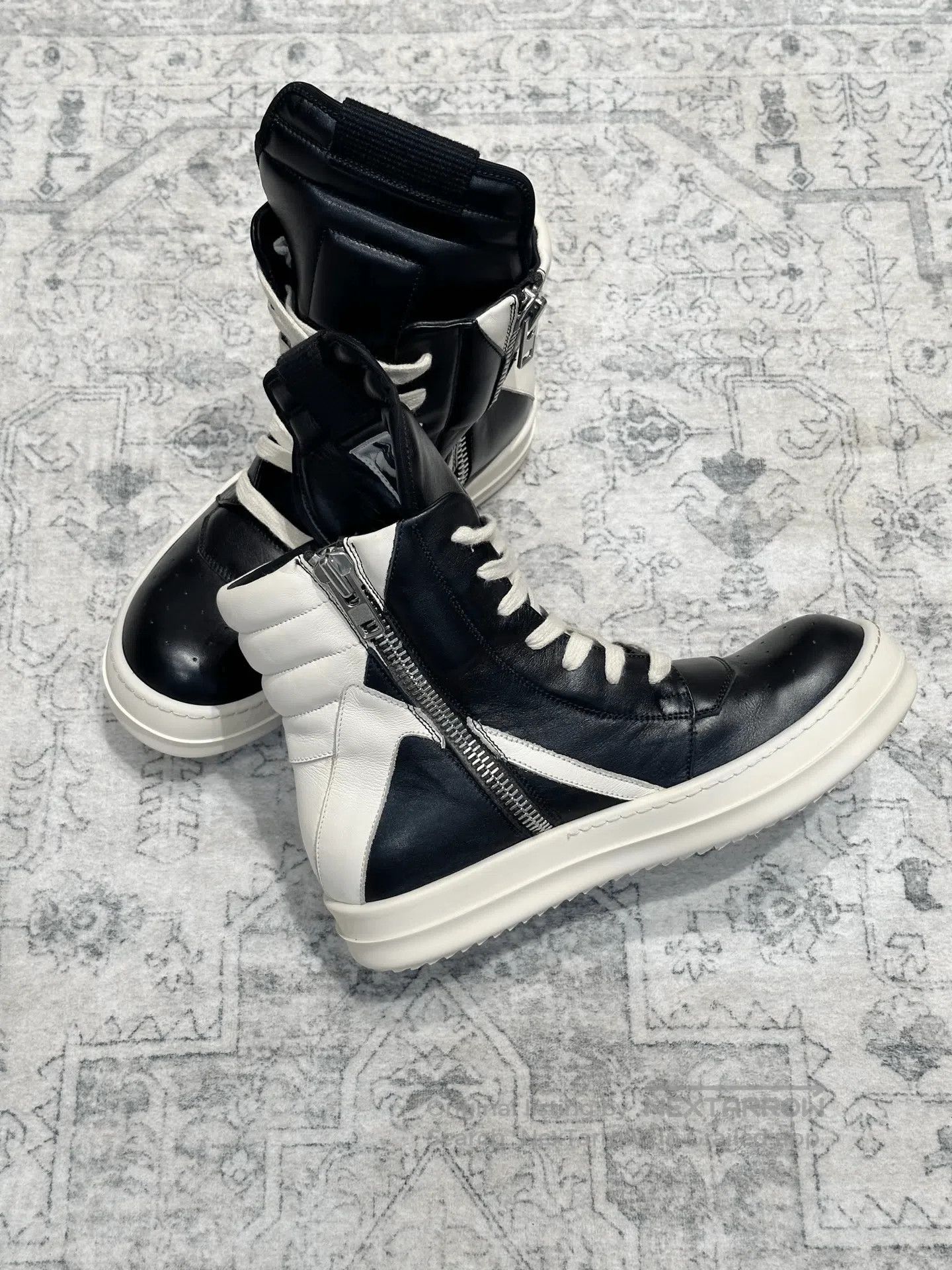 Rick Owens Rick Owens Classic Leather High-Top. Size US 5 / IT 35 - 5 Thumbnail