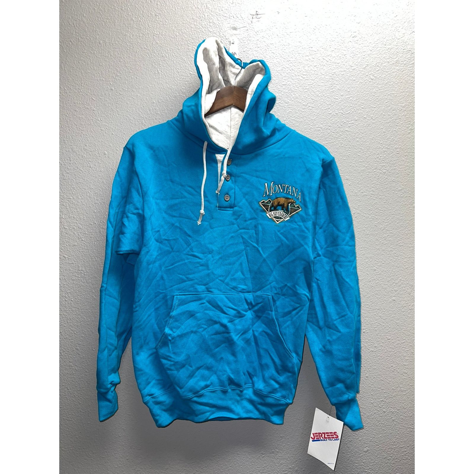 Vintage Vintage Montana Big Sky Country Hoodie Bear Animal 90s Small Size US S / EU 44-46 / 1 - 1 Thumbnail