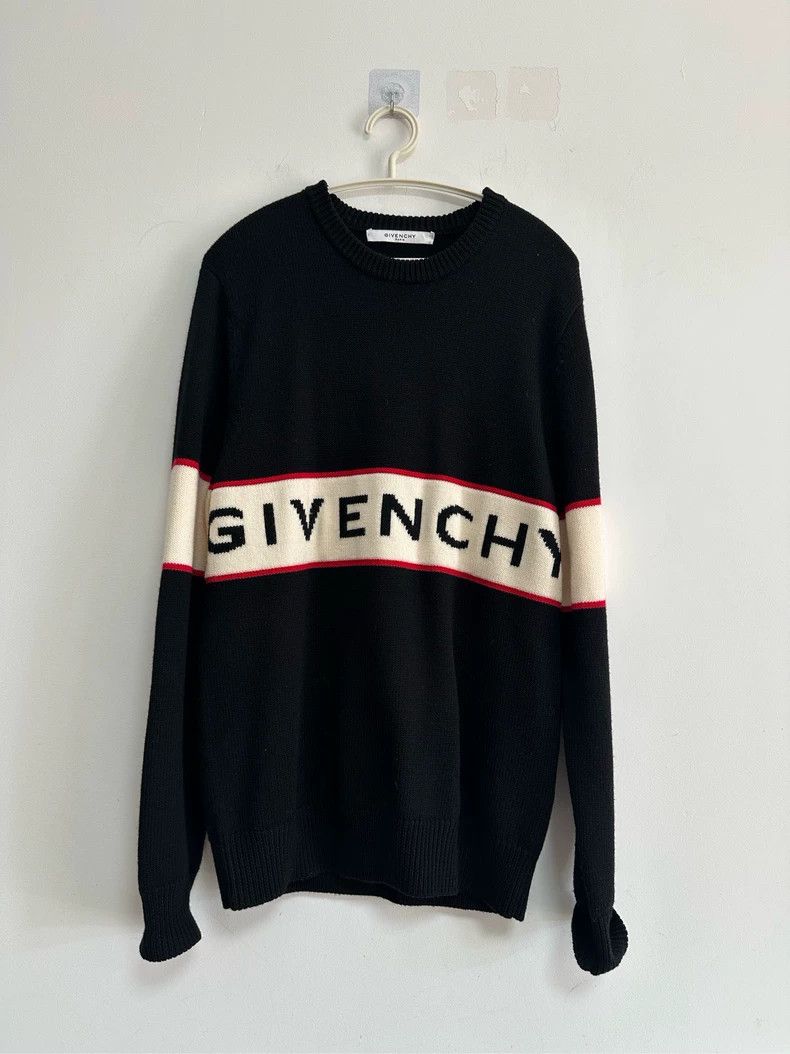 Givenchy Givenchy Classic Black and White Striped Sweater Size US M / EU 48-50 / 2 - 1 Thumbnail