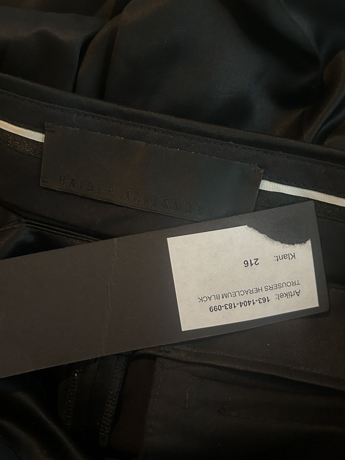 Haider Ackermann FW16 Runway NWT! Cut Out Cropped trousers Size 30" / US 8 / IT 44 - 4 Thumbnail