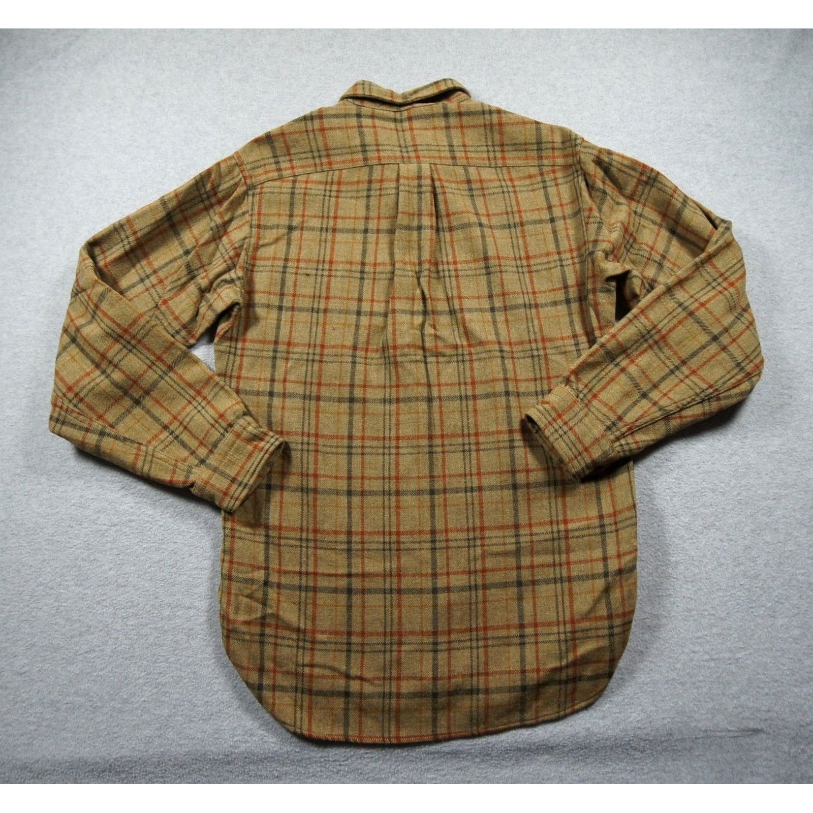 Pendleton VINTAGE Pendleton Flannel Shirt Mens XL Brown Button-Down Wool Plaid Button-Up, Collared, All Seasons, Pockets Mens Size US XL / EU 56 / 4 - 3 Thumbnail