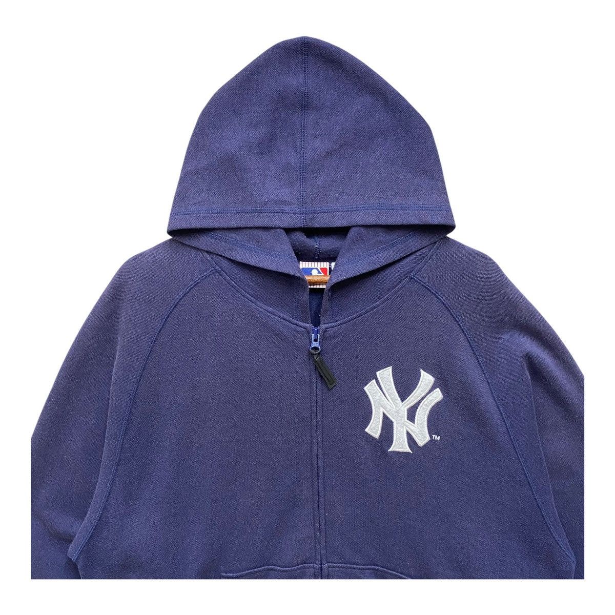 New York Yankees Vintage New York Yankees Full Zip Hoodie Light Cotton Large Size US L / EU 52-54 / 3 - 2 Thumbnail