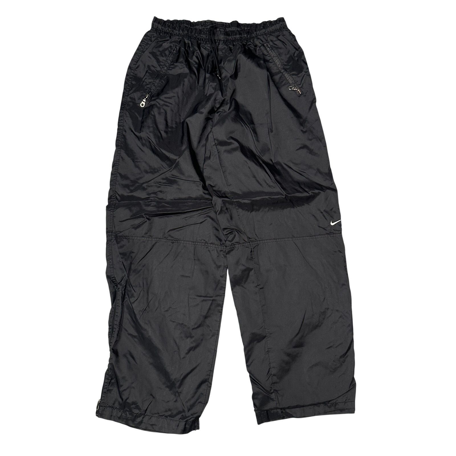 Nike Vintage 90s Nike Cotton Lined Nylon Windbreaker Pants Large Size US 35 - 9 Thumbnail