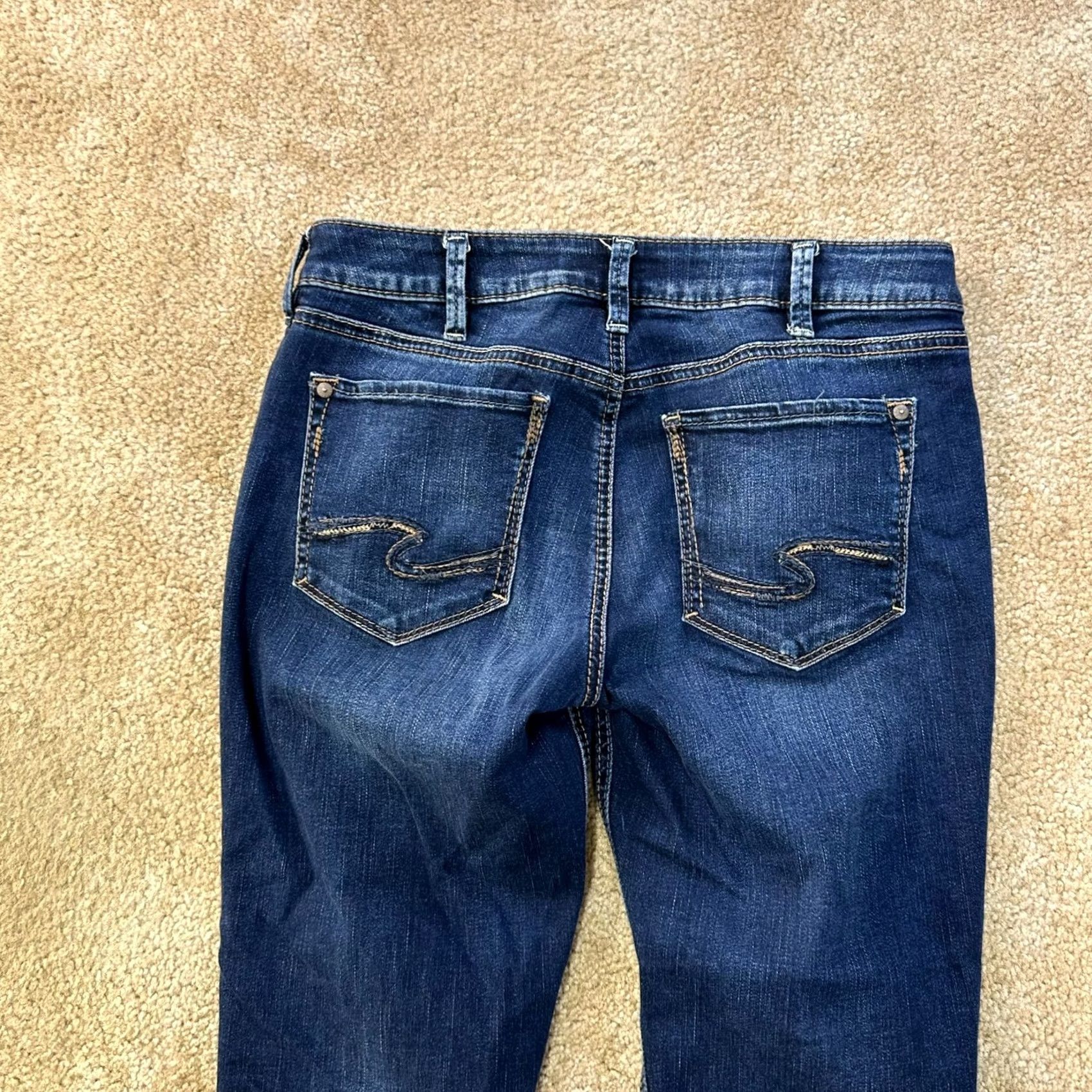 Silver Jeans Co. Silver Jeans Suki Skinny Jeans Women's 30x25 Blue Denim Stretch Slim 5-Pocket - Regular Size Type: Jeans Size 30" / US 8 / IT 44 - 6 Thumbnail
