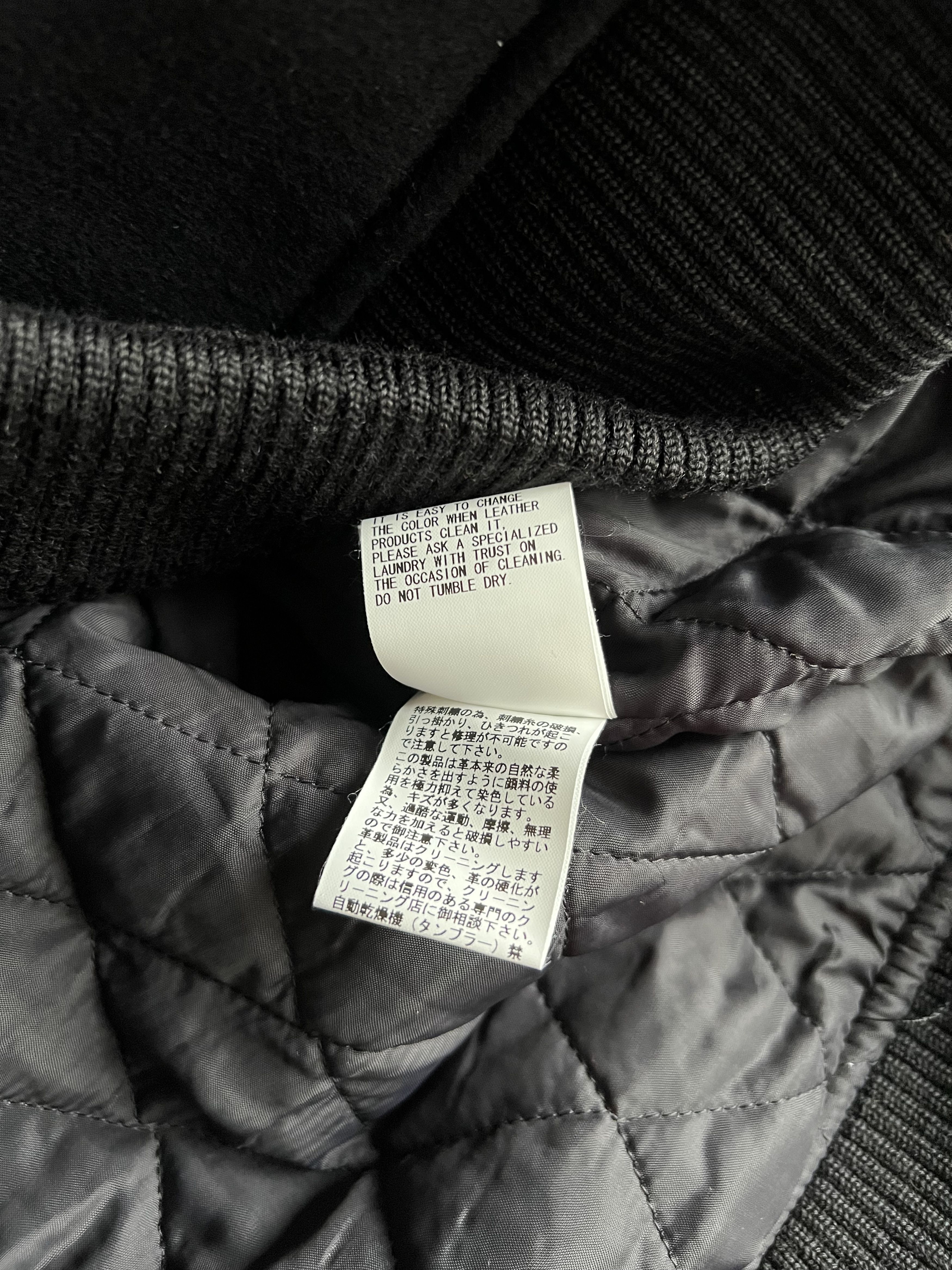Undercover Undercover A Wolf Will Never Be A Pet Varsity Jacket Black Size US XL / EU 56 / 4 - 17 Thumbnail