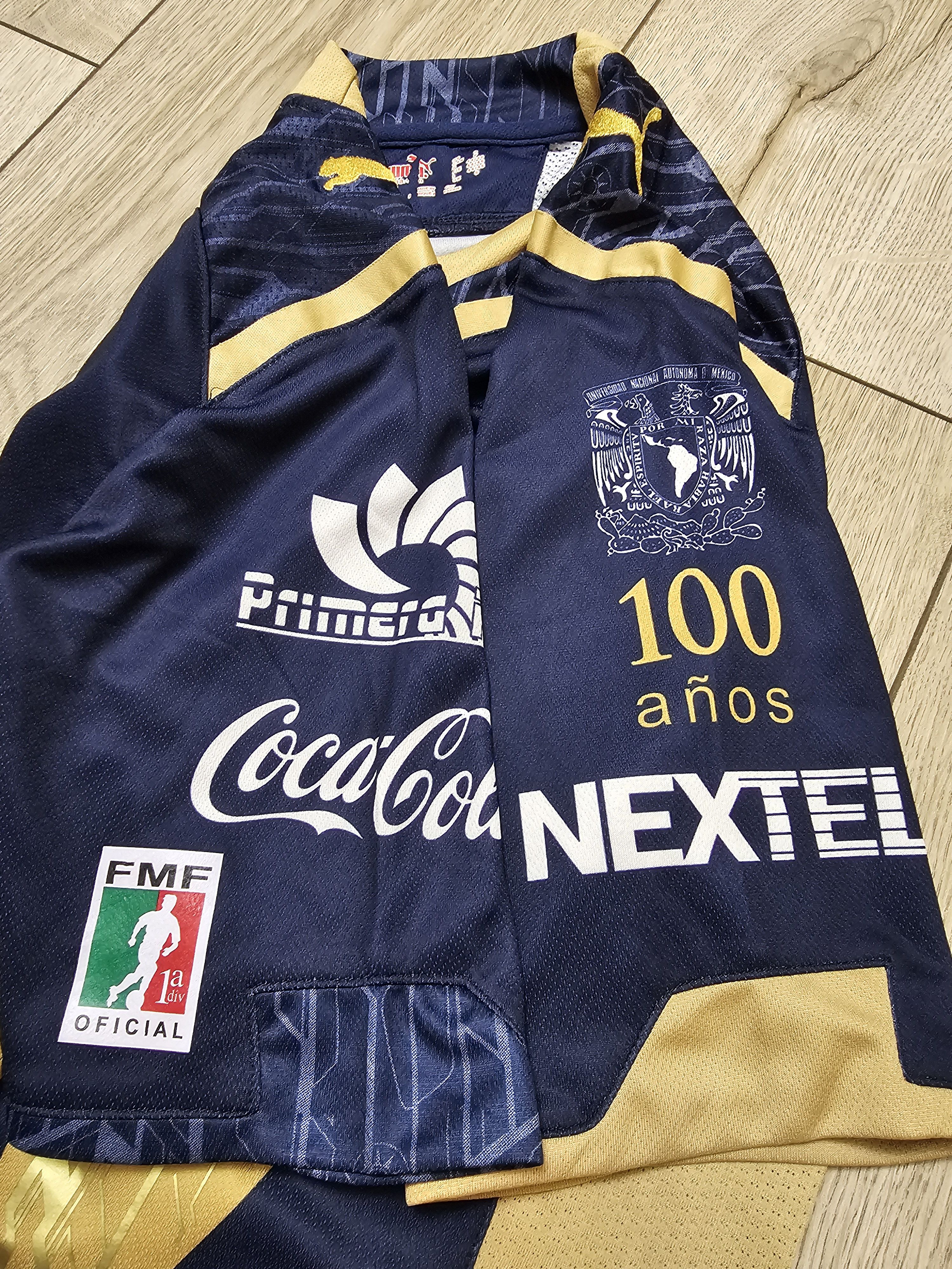 Puma PUMAS UNAM 2009 2010 AWAY FOOTBALL MEXICO SOCCER JERSEY Size US S / EU 44-46 / 1 - 5 Thumbnail