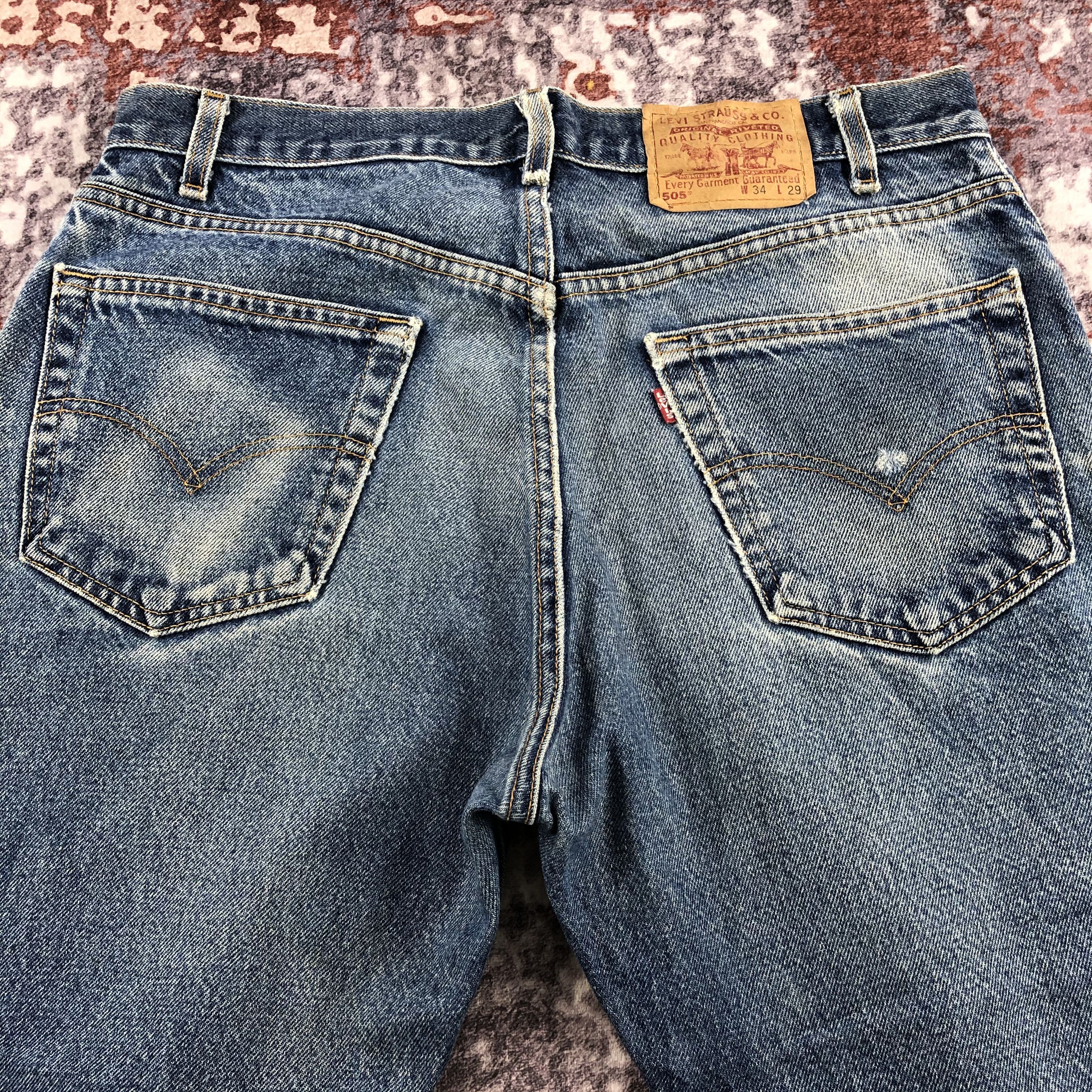Levi's × Vintage 90s Vintage Levis 505 Jeans-JM2639 Size US 35 - 4 Thumbnail