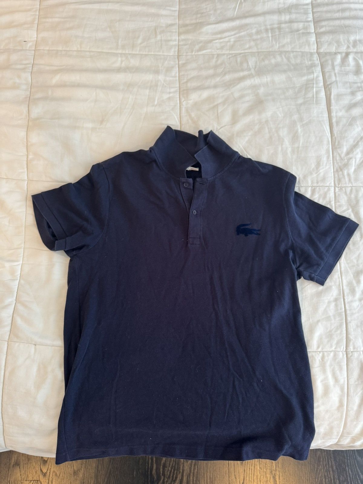 Lacoste Lacoste navy polo Size US L / EU 52-54 / 3 - 1 Thumbnail