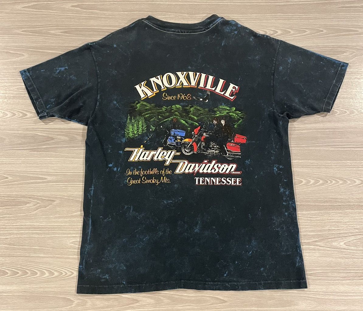 Harley Davidson × Vintage Vintage 1989 Harley Davidson Knoxville TN Shirt Mens Large Size US L / EU 52-54 / 3 - 1 Thumbnail