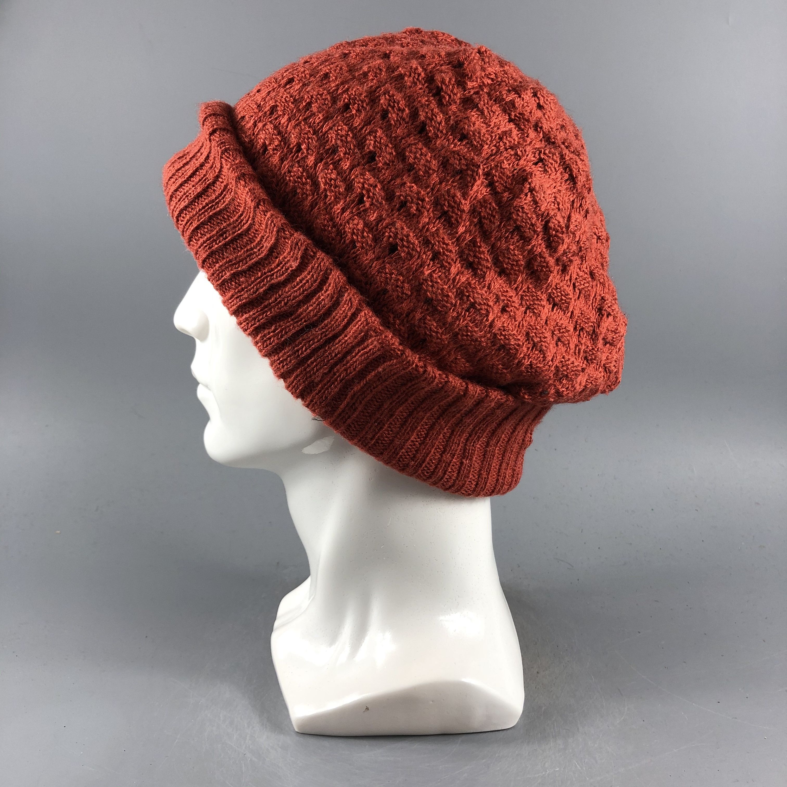 Japanese Brand × Vintage Womens Unknown Fisherman Beanie Snow Hat Snow Cap -D511 Size ONE SIZE - 2 Thumbnail