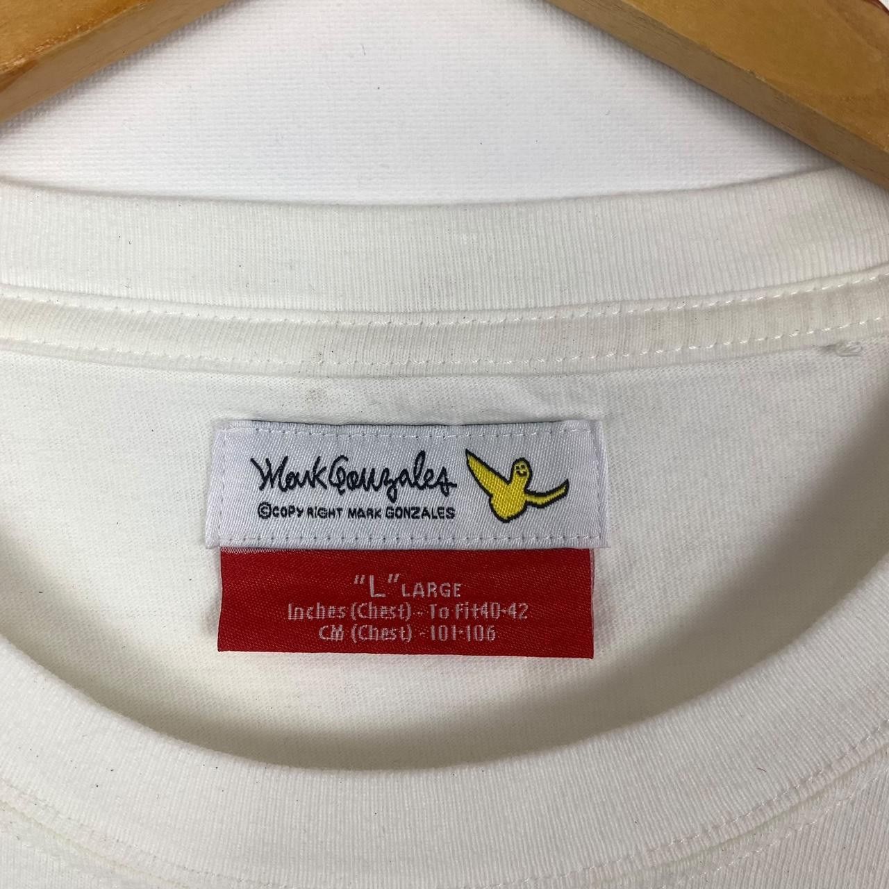 Other MARK GONZALES SKATEBOARD White Pride Poem Tee Shirt Size US L / EU 52-54 / 3 - 4 Thumbnail