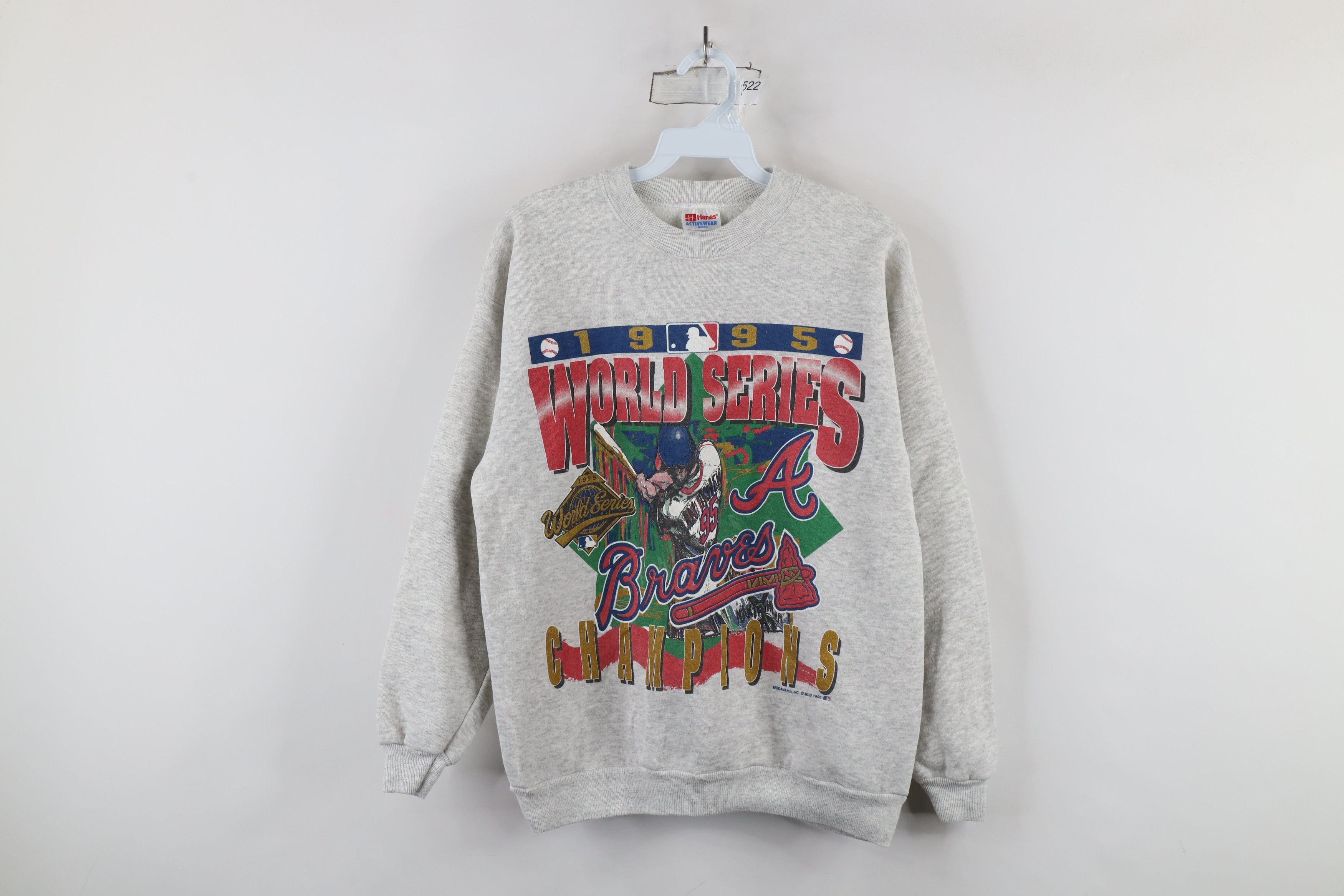 Vintage Vintage 90s Series Atlanta Braves Baseball Sweatshirt USA Size M / US 6-8 / IT 42-44 - 1 Thumbnail