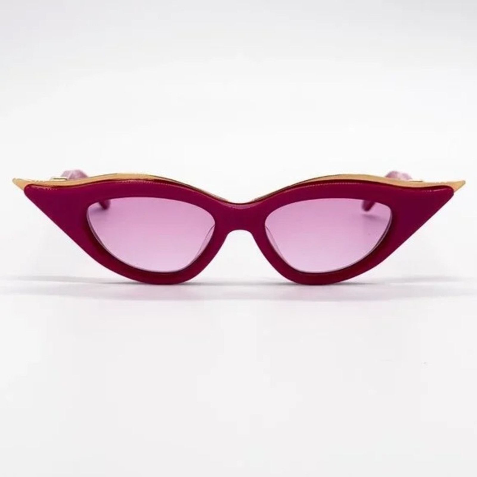 Valentino New! Valentino VLS 114D Chic Pink Sunglasses, Authentic Size ONE SIZE - 5 Thumbnail